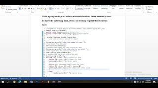 Example of java program- "Display hollow mirrored rhombus star pattern"-18348