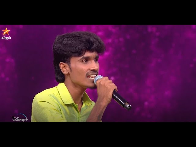 Aracha Santhanam Song by #JohnJerome 😍|Special dedication for Kushboo🥰|Super singer10|EpisodePreview class=