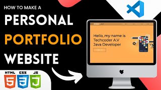 How To Make A Portfolio Website Using HTML, CSS, JS | Part-3
