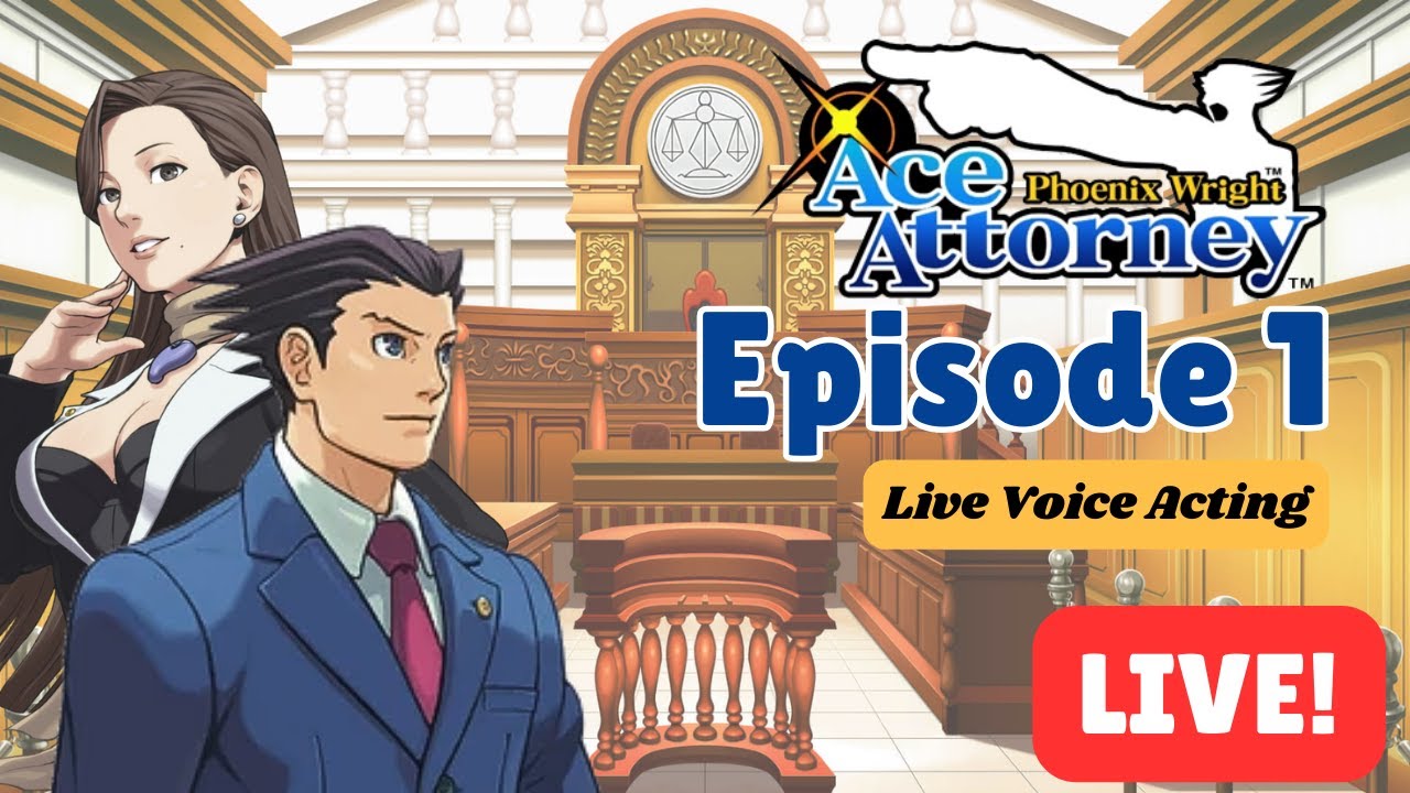 LIVE Phoenix Wright Ace Attorney Episode 1 YouTube