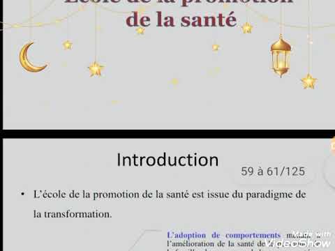 Vidéo: Promotion De La Santé à L'école