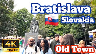 Bratislava, Slovakia 🇸🇰 | Old Town (Summer) | 4K Walking Tour