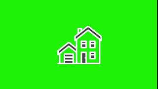 House Icon #1 Animated | Green Screen | Free Download | 4K