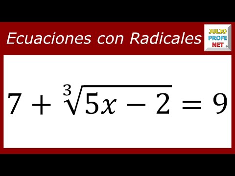 Video: ¿Qué es resolver ecuaciones radicales?