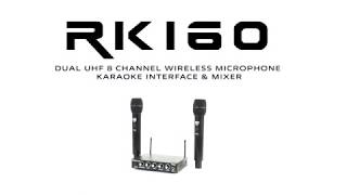 The Rockville RKI60 Dual UHF Wireless Microphone with Karaoke Interface, a Mic Mixer, and HDMI input screenshot 5