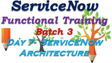 Batch3 :: Day 7 || ServiceNow Architecture || ServiceNow Functional Training #Shorts #Short