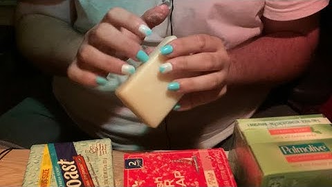 Tapping/Scratching on Soap Bars 🧼 ASMR