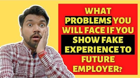 What Problems You Will Face If You Show Fake Experience To Future Employer? | NitMan Talks
