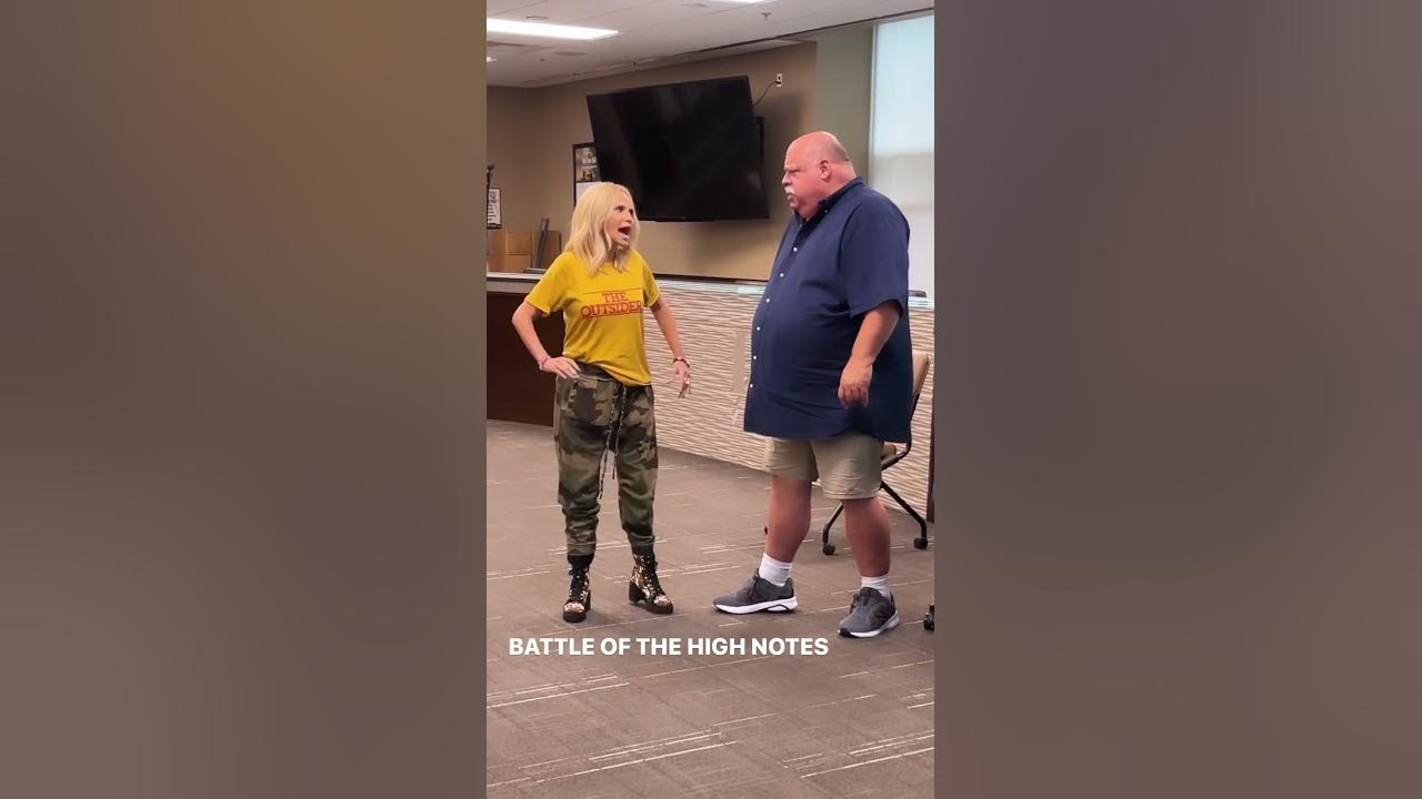 Battle of the high notes 🥊 There’s NEVER a dull moment at KCBBC!! #shorts