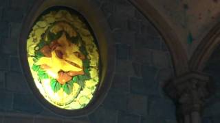 Animated Stained Gl Window - Sleeping Beautys Castle Disneyland Paris
