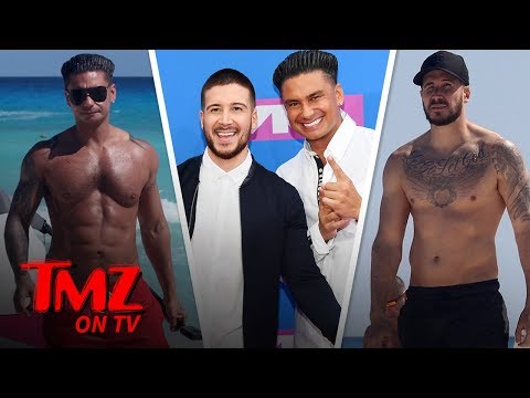 Pauly D and Vinny Shirtless and Ripped On Beach in Mexico | TMZ TV