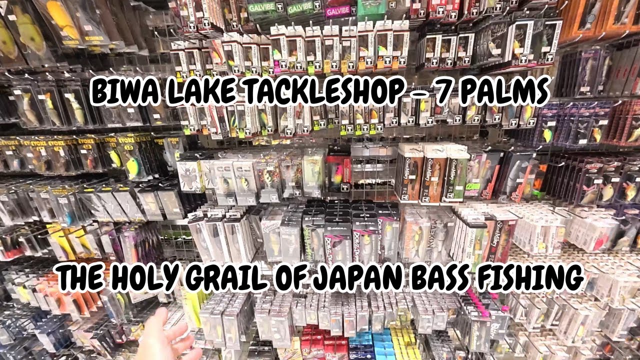 THE TACKLESHOP RIGHT BESIDE THE HOLY GRAIL OF BASS FISHING JAPAN – BIWA LAKE 7 PALMS