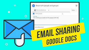 How Share Google Doc Via Email