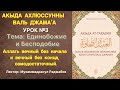 Акыда Ахлюссунна / АТ-ТАХАВИЯ / Единобожие, Аллах не описывается категориями творений (Урок №3)