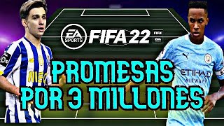 FIFA 22| MEJORES JOVENES PROMESAS POR 3 MILLONES|MODO CARRERA:TRUCOS Y TUTORIALES
