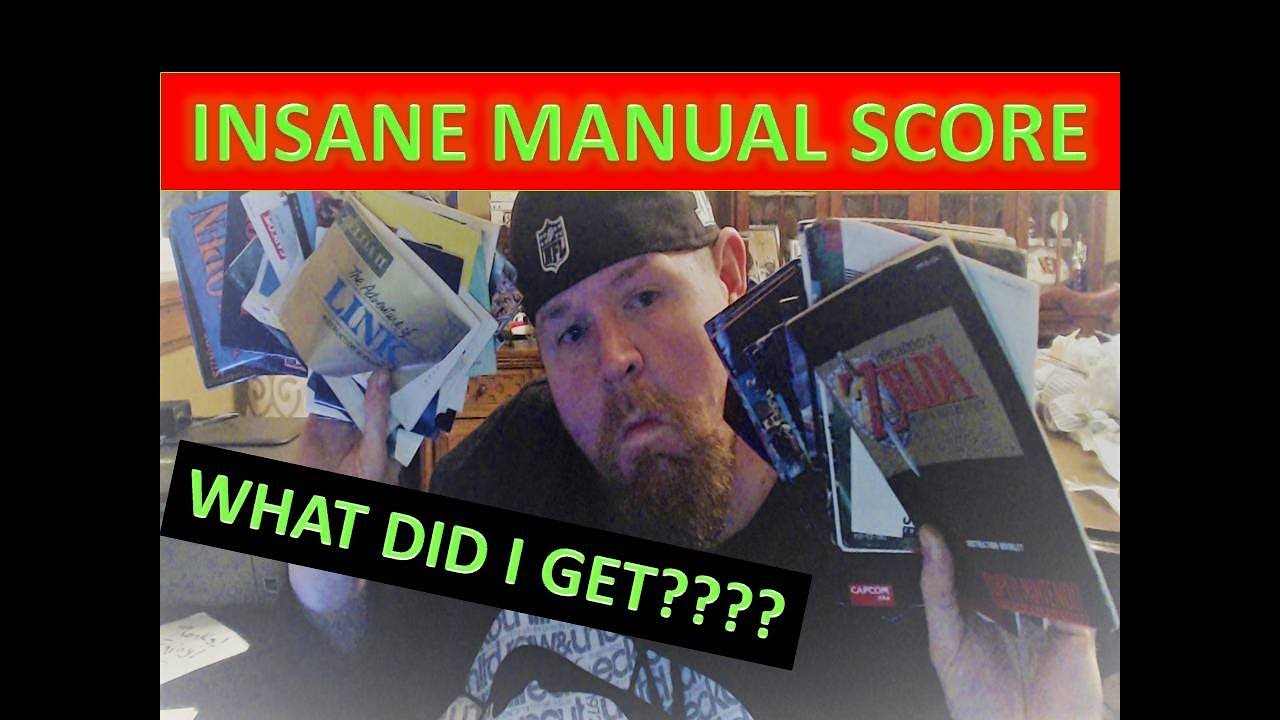 INSANE LOT OF OVER 150+ VIDEO GAME MANUALS - WAS IT WORTH IT???