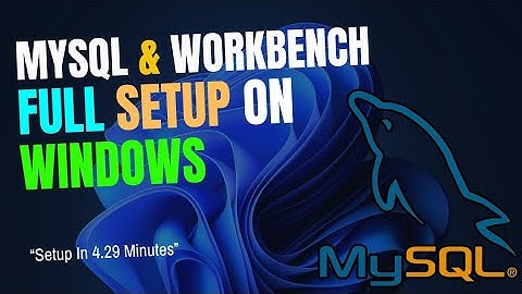 Install MySQL and MySQL Workbench In 4 Minutes [Latest] | Windows | Step-by-Step Guide