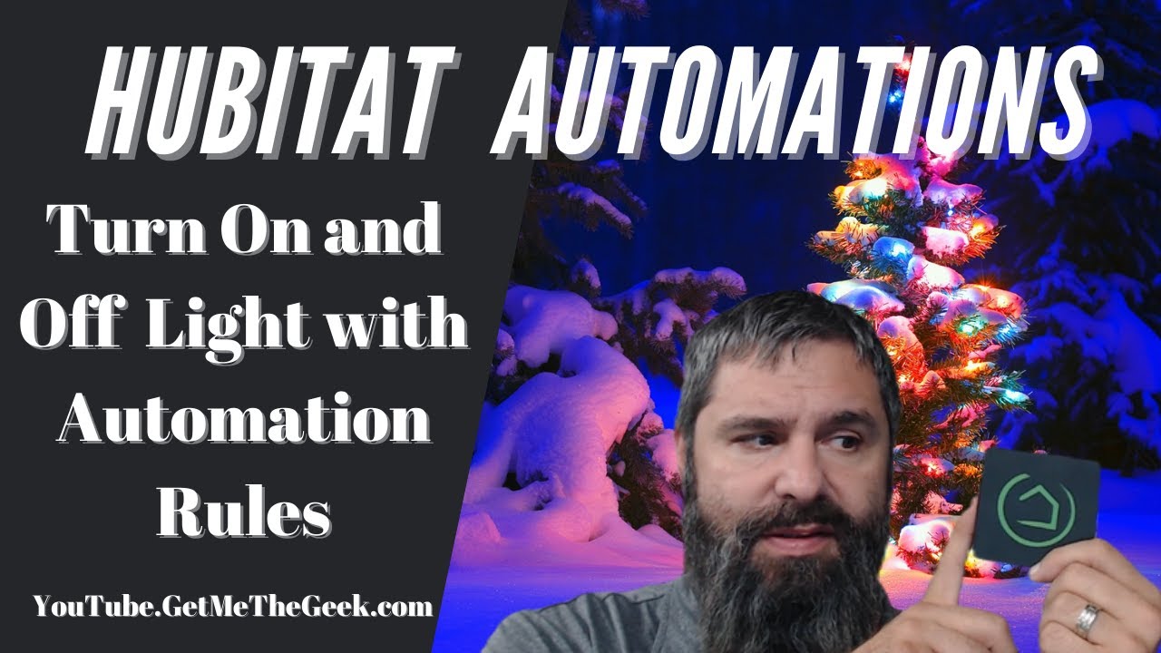 How to Use Hubitat's Simple Automation Rules App to turn on and off