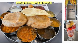 South Indian Thali Vegetarian | Restaurant in Mississauga,Canada | Radha Krushna Restaurant