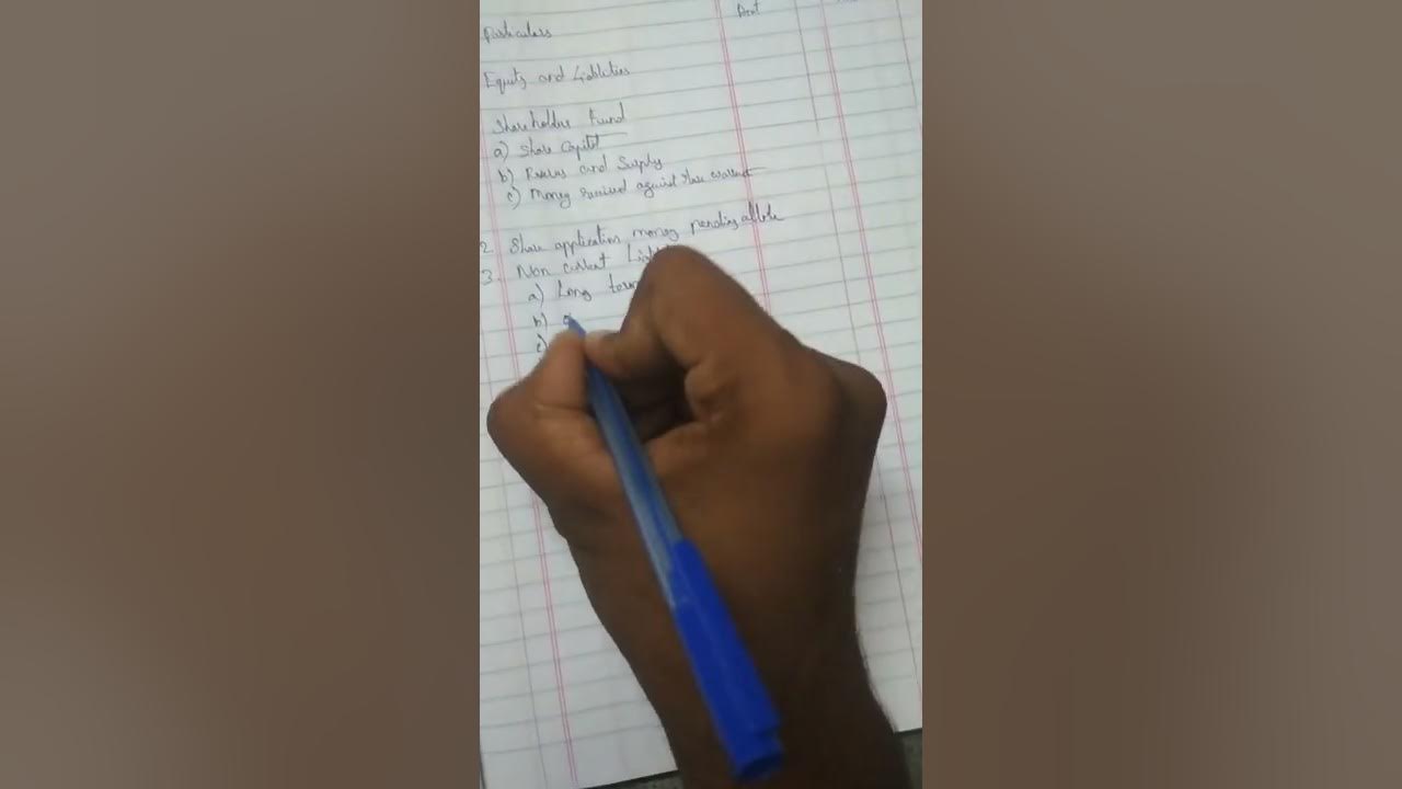 Schedule 3 Balance Sheet Format Tricks&Tips In Tamil(preparation of