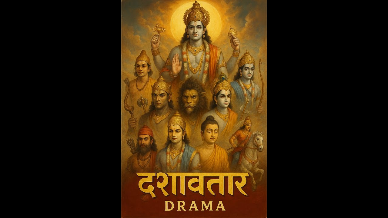 Dashavatar: The Divine Drama of Vishnu's 10 Avatars | @mvaburhanpur1   | Vishnu ke 10 Avataar |