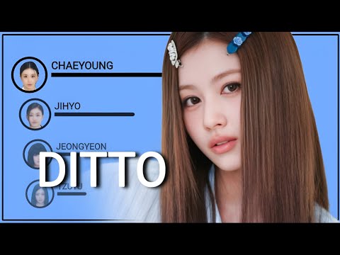 HOW WOULD TWICE SING DITTO By NewJeans Line Distribution