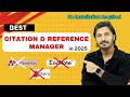 Best Reference Citation Manager For Researchers In 2025 No Mendeley Zotero EndNote