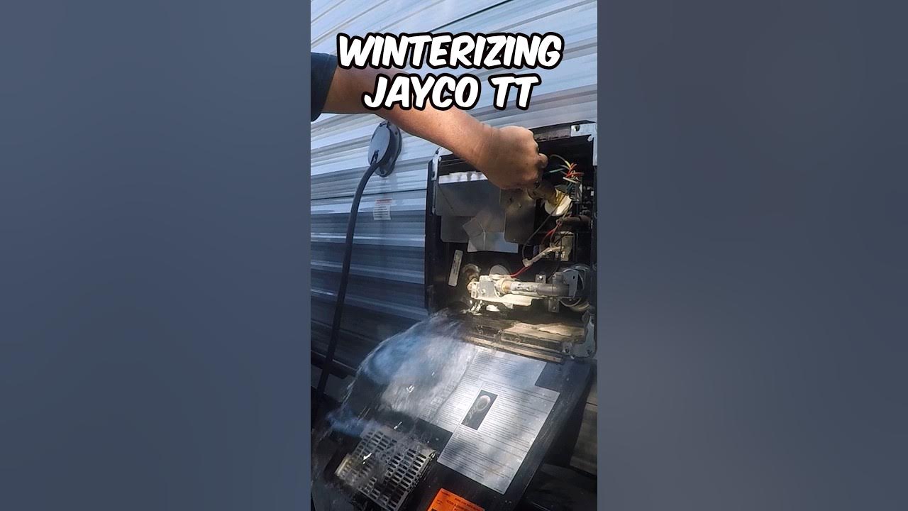 Winterizing Jayco Travel Trailer winterizingrv rvlife YouTube
