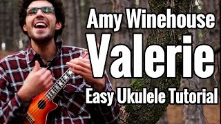 Video thumbnail of ""Valerie" Ukulele Tutorial - Amy Winehouse - Easy Uke Play Along"