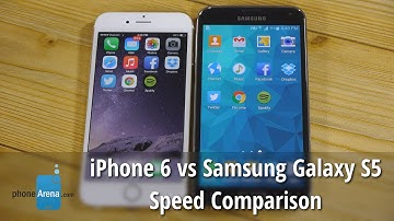 iPhone 6 vs Samsung Galaxy S5 speed comparison: which is faster?
