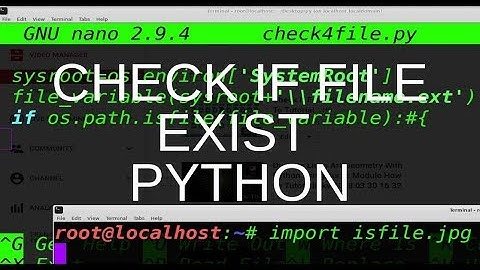 Check If File Exist In Python How To Tutorial