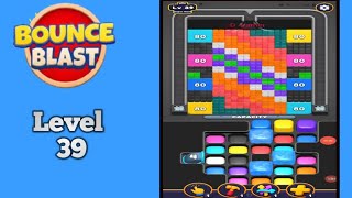 Bounce blast level 39 Super hard level  solution and walkthrough for Gameplay 