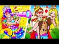 Paper dolls poor rapunzel princess love challenge  rapunzel compilation  