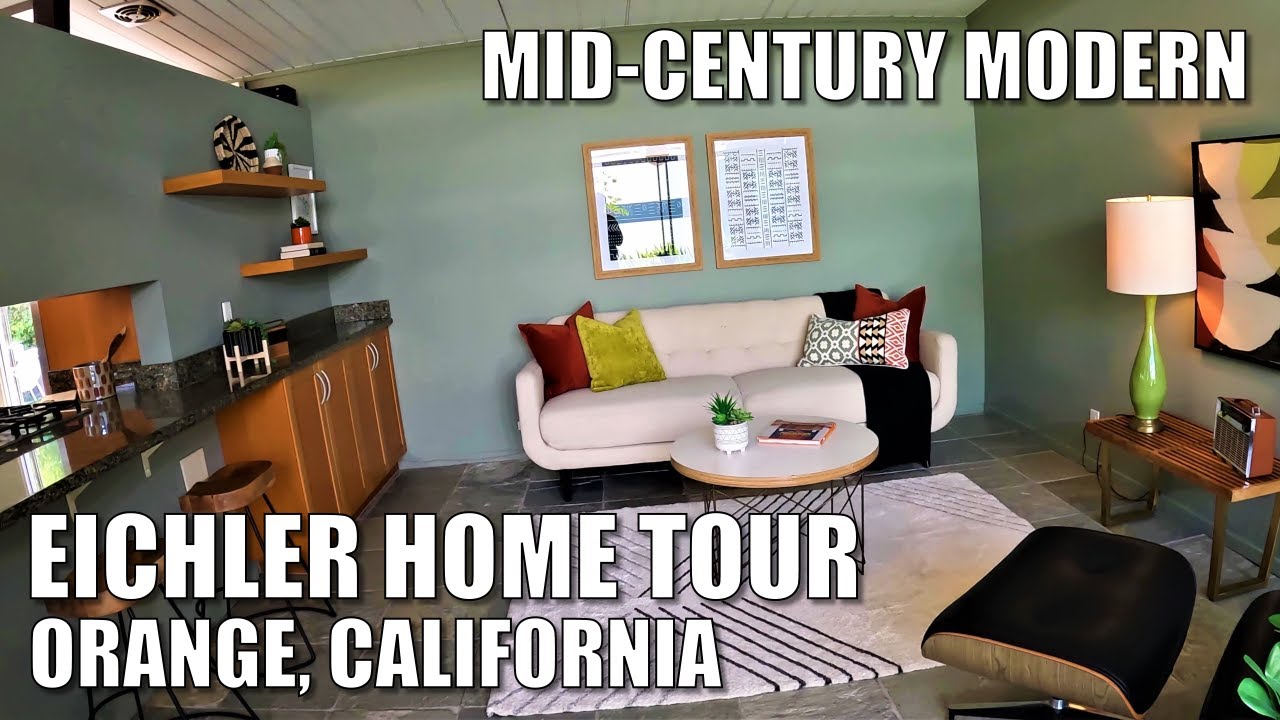 🏡 EICHLER HOME Tour in ORANGE, CALIFORNIA
