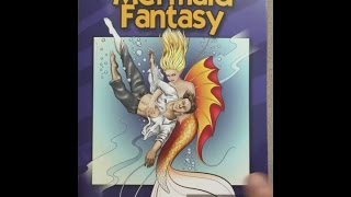 Mermaid Fantasy: Adult Coloring Book flip through