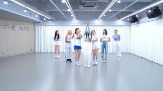 Billlie - 'Patbingsu' dance practice mirrored 50% slowed