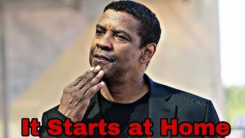 Denzel Washington: Don’t Blame the System