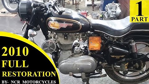 Old Bullet 2010 Full Restoration | Part-1 | NCR Motorcycles |