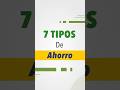 7 Tipos De Ahorro