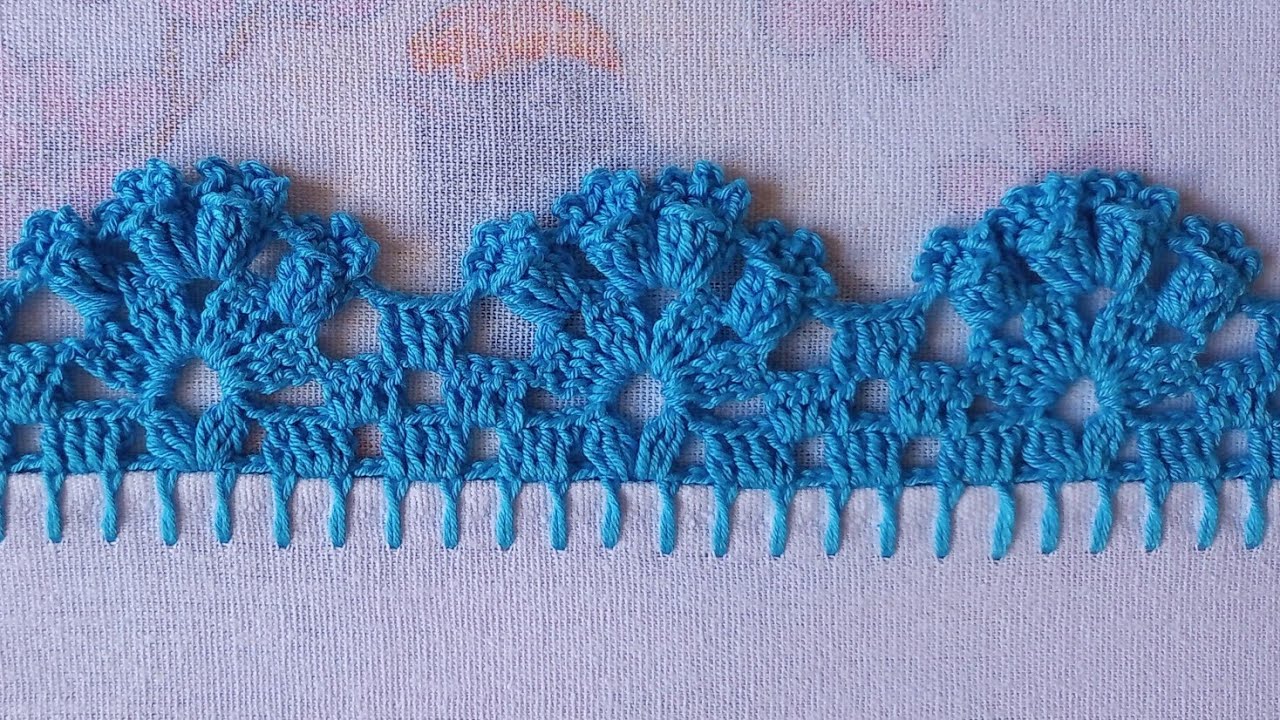   VIDEO AULA ⏩ BICO DE CROCHÊ PARA PANO DE PRATO