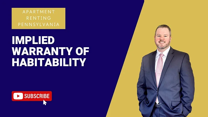 Implied warranty of habitability, what it's all about, and what you should know as a tenant.