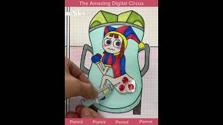 The Amazing Digital Circus🎪 #pomni ⭐️POP THE PIMPLES #종이놀이 #asmr #紙遊び #craft #paperdiy