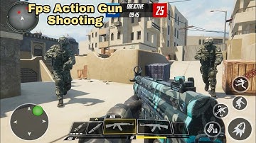 FPS Action Gun Shooting Fighting Multiplayer Gameplay Walkthrough Android Part 1