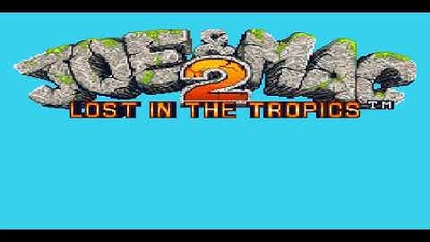 Joe & Mac 2 Lost in the Tropics Intro - Snes