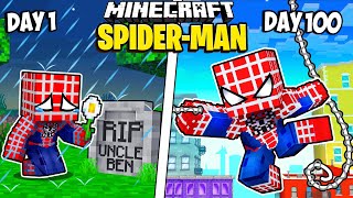 I Survived 100 Days as SPIDERMAN in Minecraft screenshot 5
