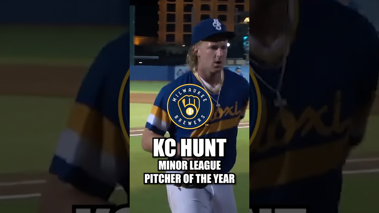 KC Hunt- Brewers co- MILB Pitcher of the Year!