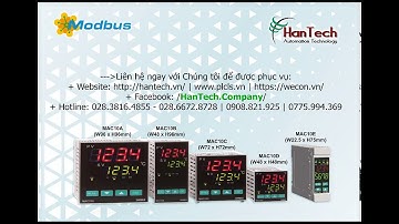 ►Hướng dẫn truyền thông Modbus RTU RS485 giữa PLC Wecon và đồng hồ điều khiển nhiệt độ Shimax◄
