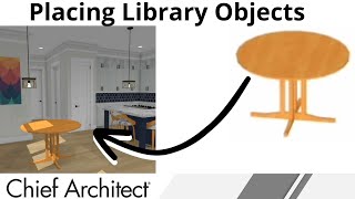 Using the Library Browser to Find and Place Objects