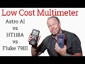 Low Cost Digital Multimeters versus a Fluke
