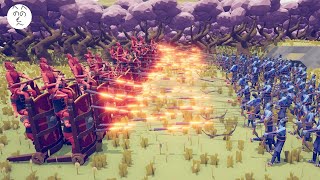 Which HIDDEN UNITS can Fight 100 Firework Archers TABS Map Creator Totally Accurate Battle Simulator